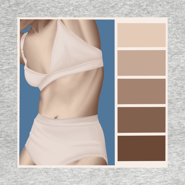 Skin tones light by JadedWolvesArt